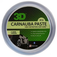 3D Carnauba Paste Wax Paste - Воск карнаубы с усилением блеска и глубиной цвета (327g)