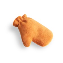 Микрофибровая рукавица для химчистки и уборки авто оранжевая