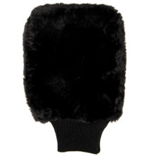 LERATON Варежка из искусственного меха Black Wool Mitt MW6