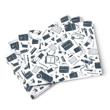 Shine Systems PaperMats - бумажные двухслойные коврики для авто, размер 500х380, 500 шт