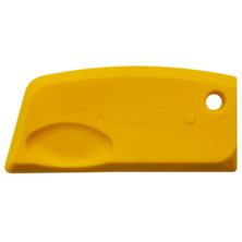 Uzlex Ракель для полиуретановых плёнок, жёлтый, средней жёсткости