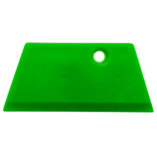 Uzlex Ракель-выгонка трапецевидный, жёсткий, зелёный (105x50мм)