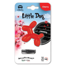 Ароматизатор для автомобиля на дефлектор маленькая собака Little Dog Cherry, Вишня