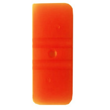 Uzlex МП1 Мини ракель оранжевый, мягкий, 30 х 75мм